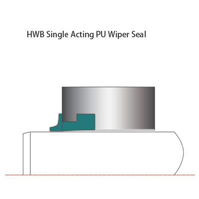 HWB Single Acting PU Wiper Seal